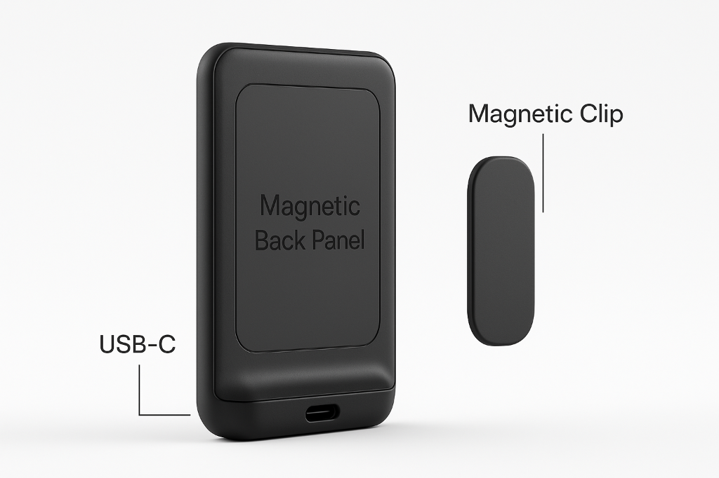 Magnetic back panel