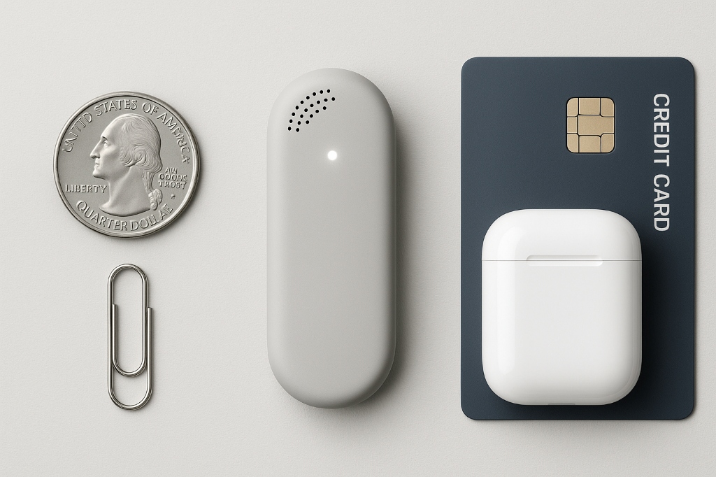 AirMingle Voice Size Comparison